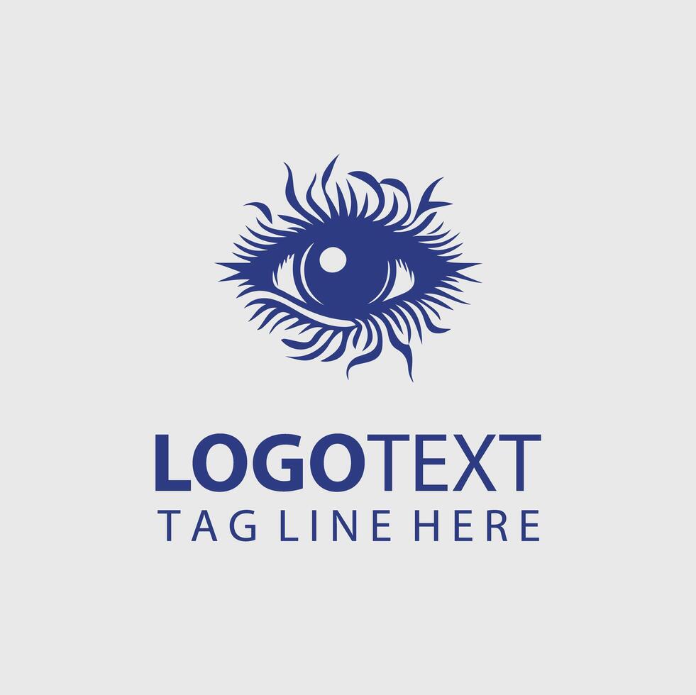 Eye Lashes Logo Illustrations vector