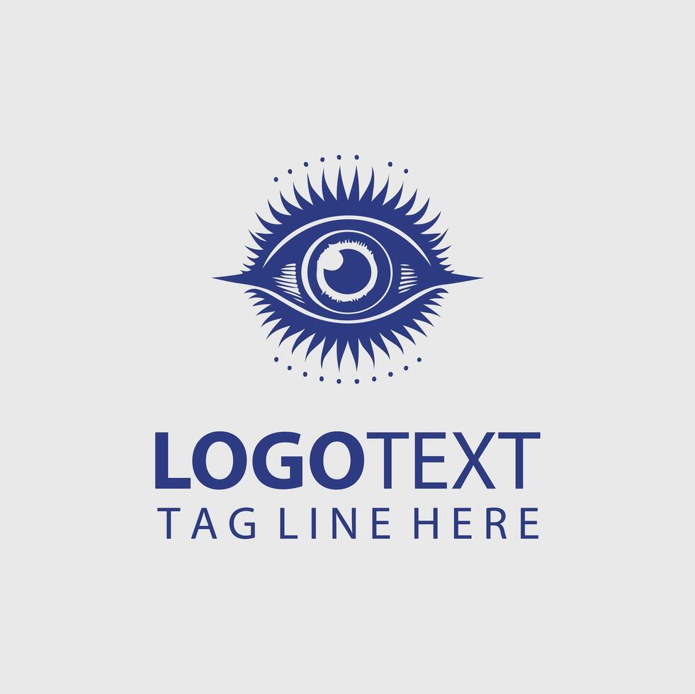 Eye Lashes Logo Illustrations vector