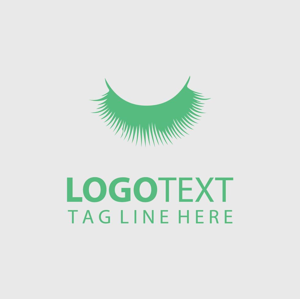 ojo latigazos logo ilustraciones vector