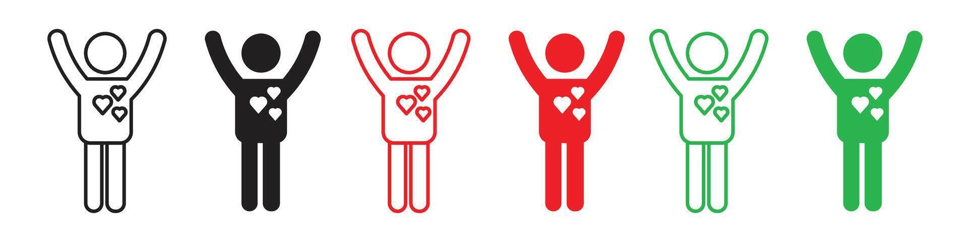 Icon Encapsulating the Essence of Supportive and Nurturing Care vector