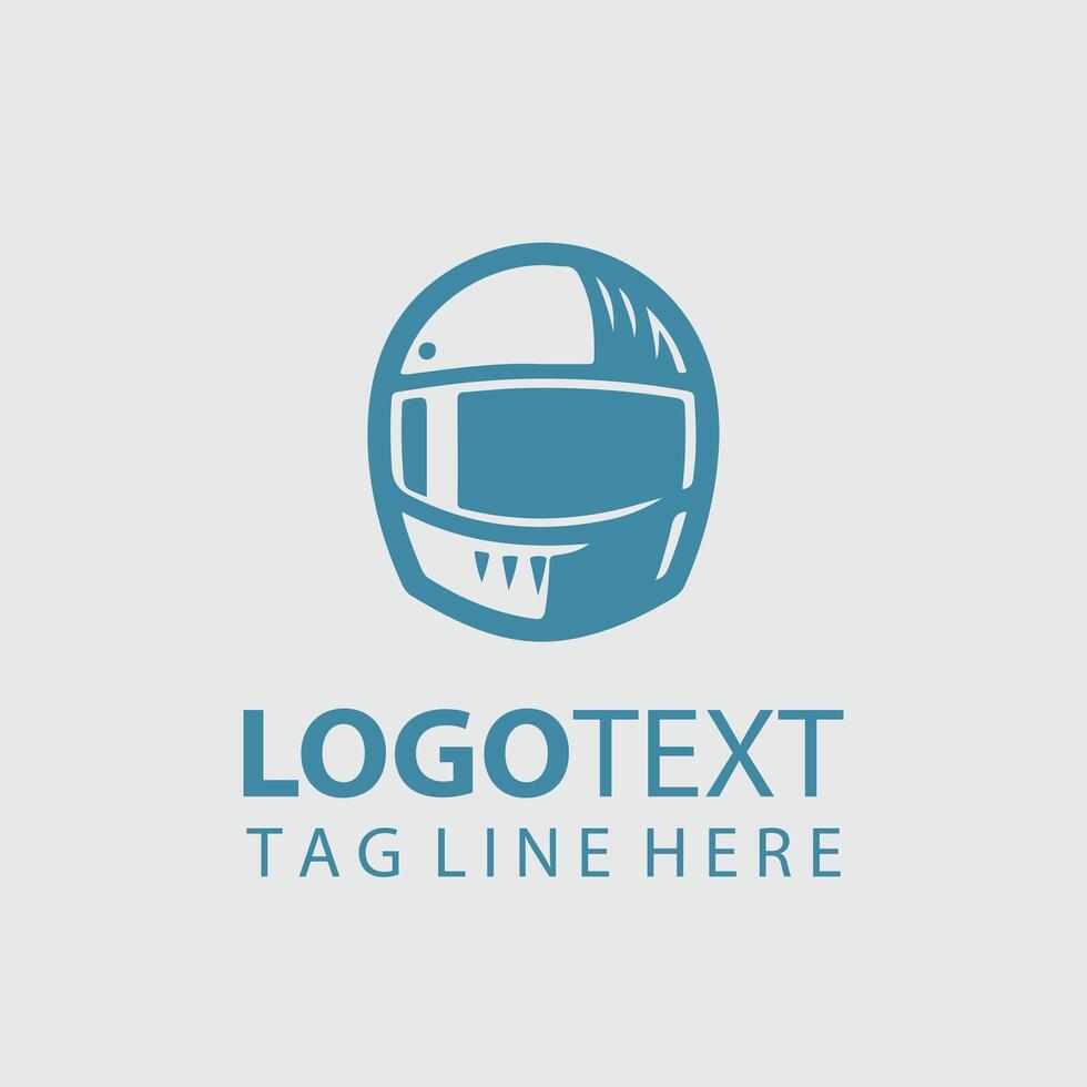 Helmet Logo Illustrations vector