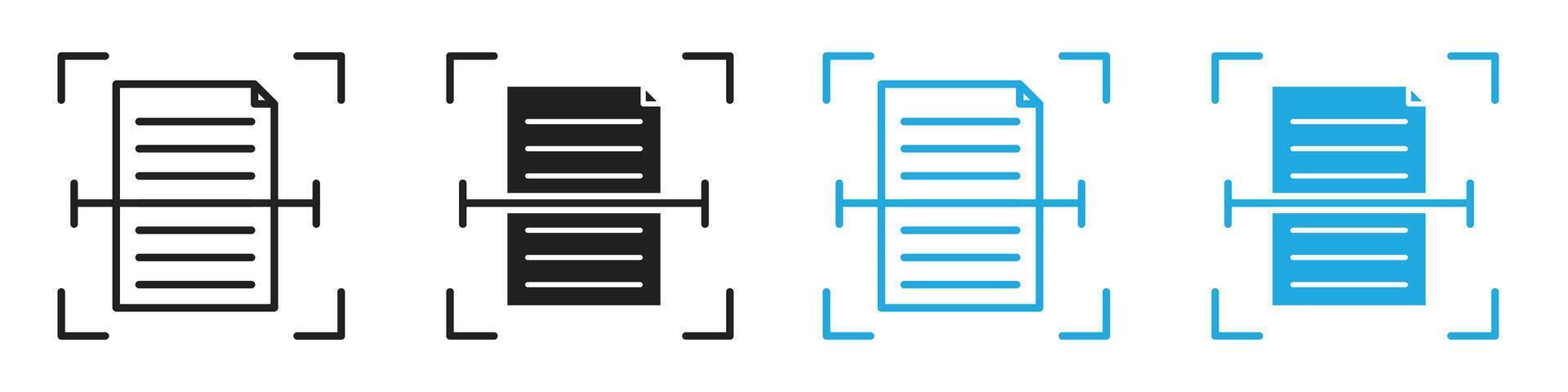 Digital File Safety Scan Icon to Protect Against Cyber Threats vector