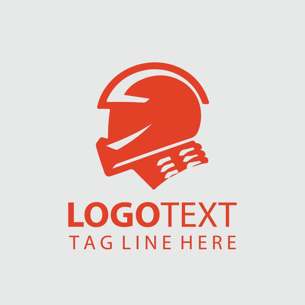 Helmet Logo Illustrations vector