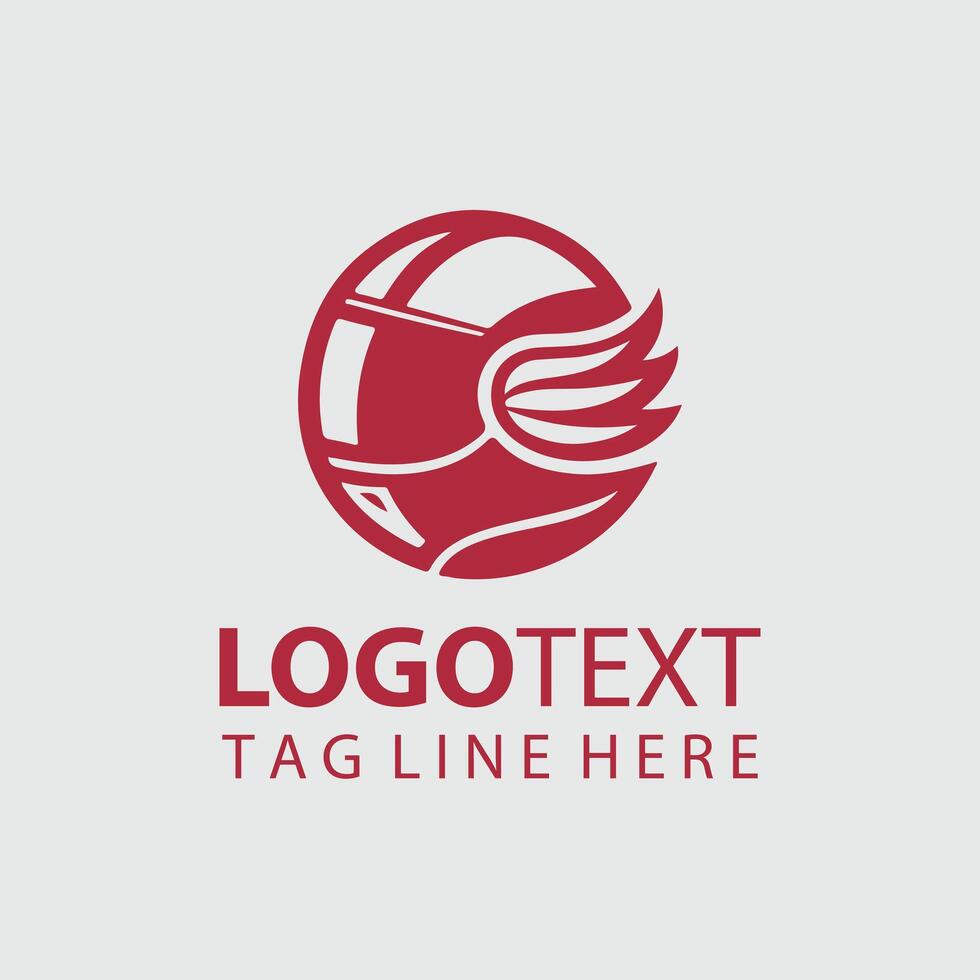 Helmet Logo Illustrations vector