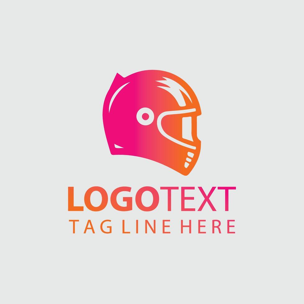 Helmet Logo Illustrations vector