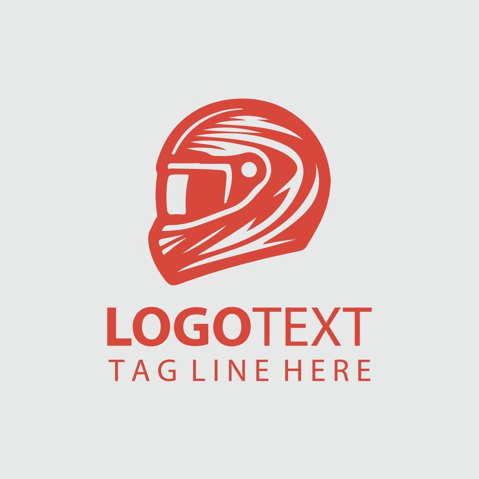 Helmet Logo Illustrations vector