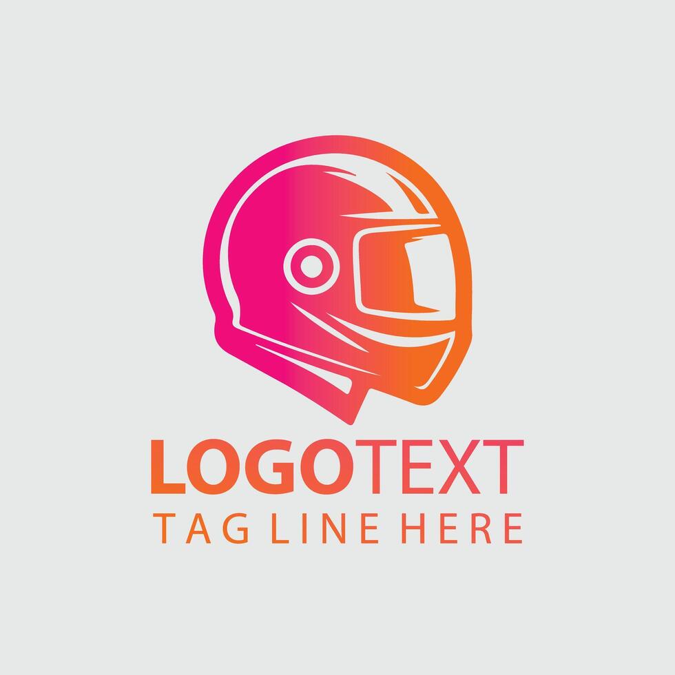 Helmet Logo Illustrations vector
