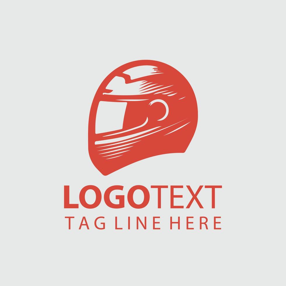 Helmet Logo Illustrations vector