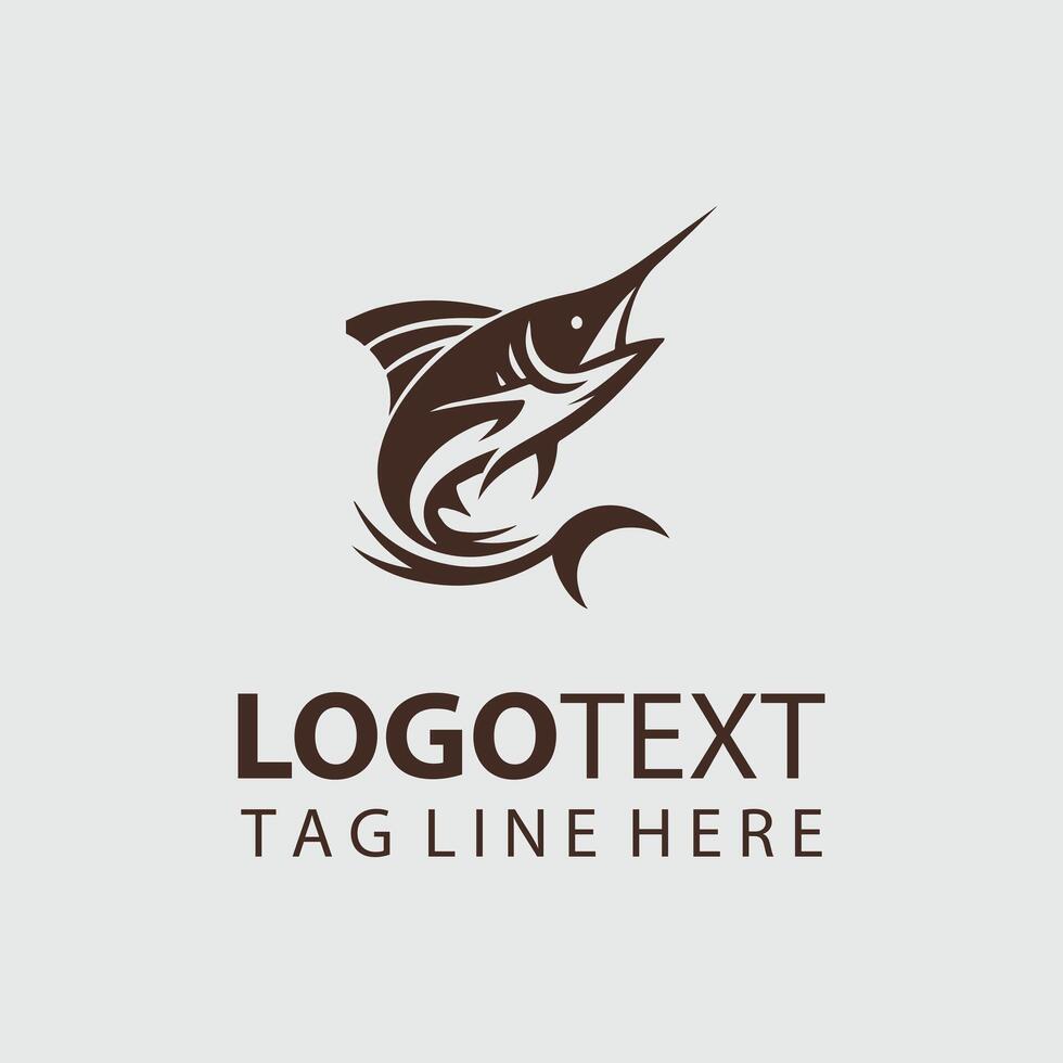 Marlin Fish Logo vector
