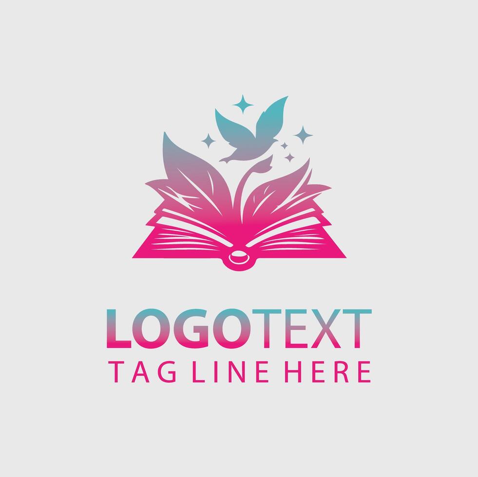 Open Book Logo Illustrations vector