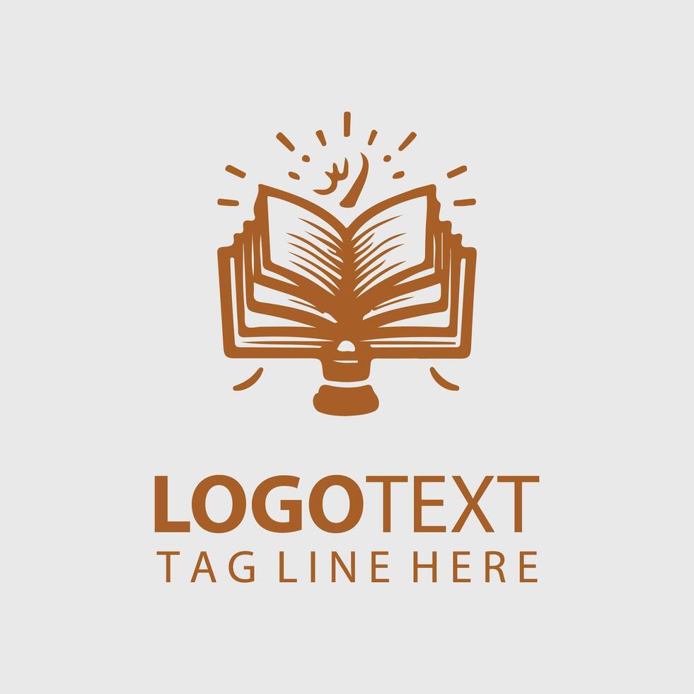 Open Book Logo Illustrations vector
