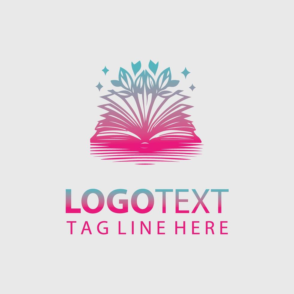 Open Book Logo Illustrations vector