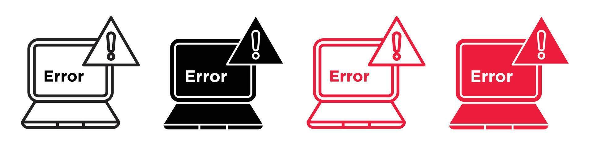 Factory Error Alert Icon for Crucial Machinery Malfunction Warnings vector
