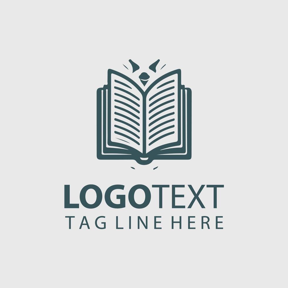 Open Book Logo Illustrations vector