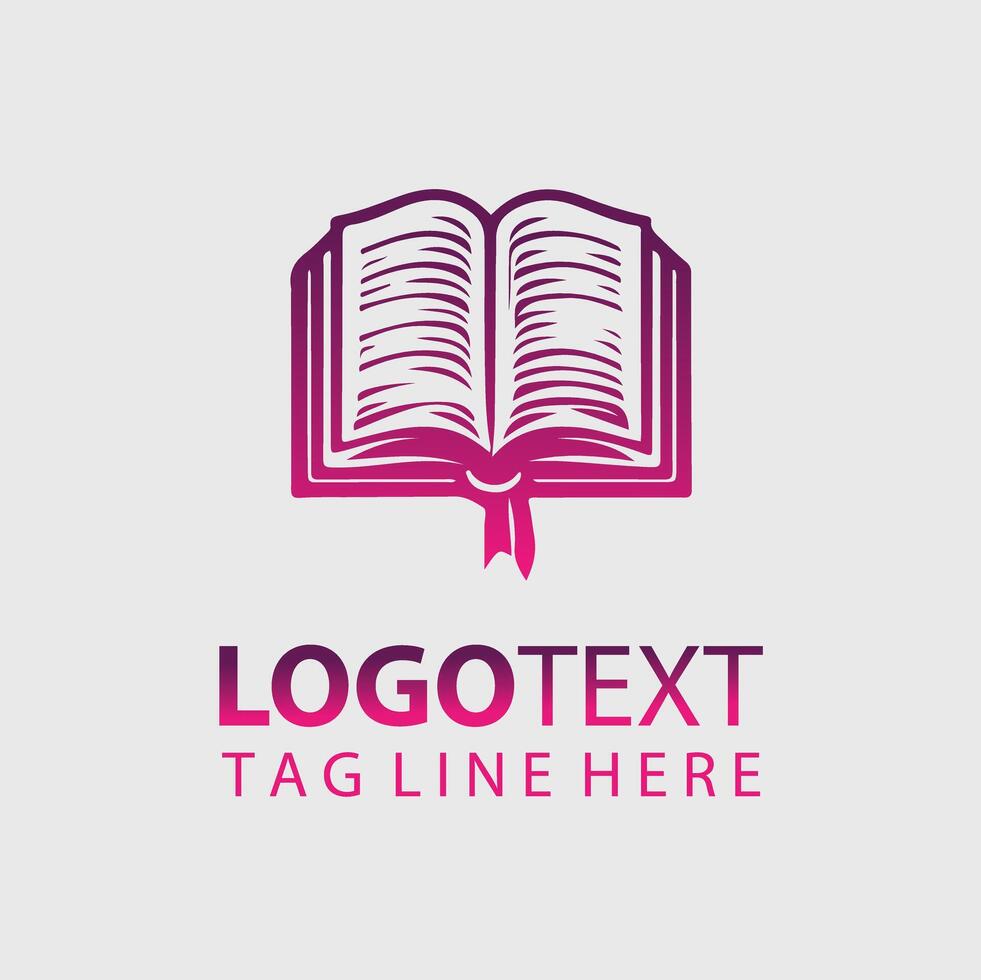 Open Book Logo Illustrations vector
