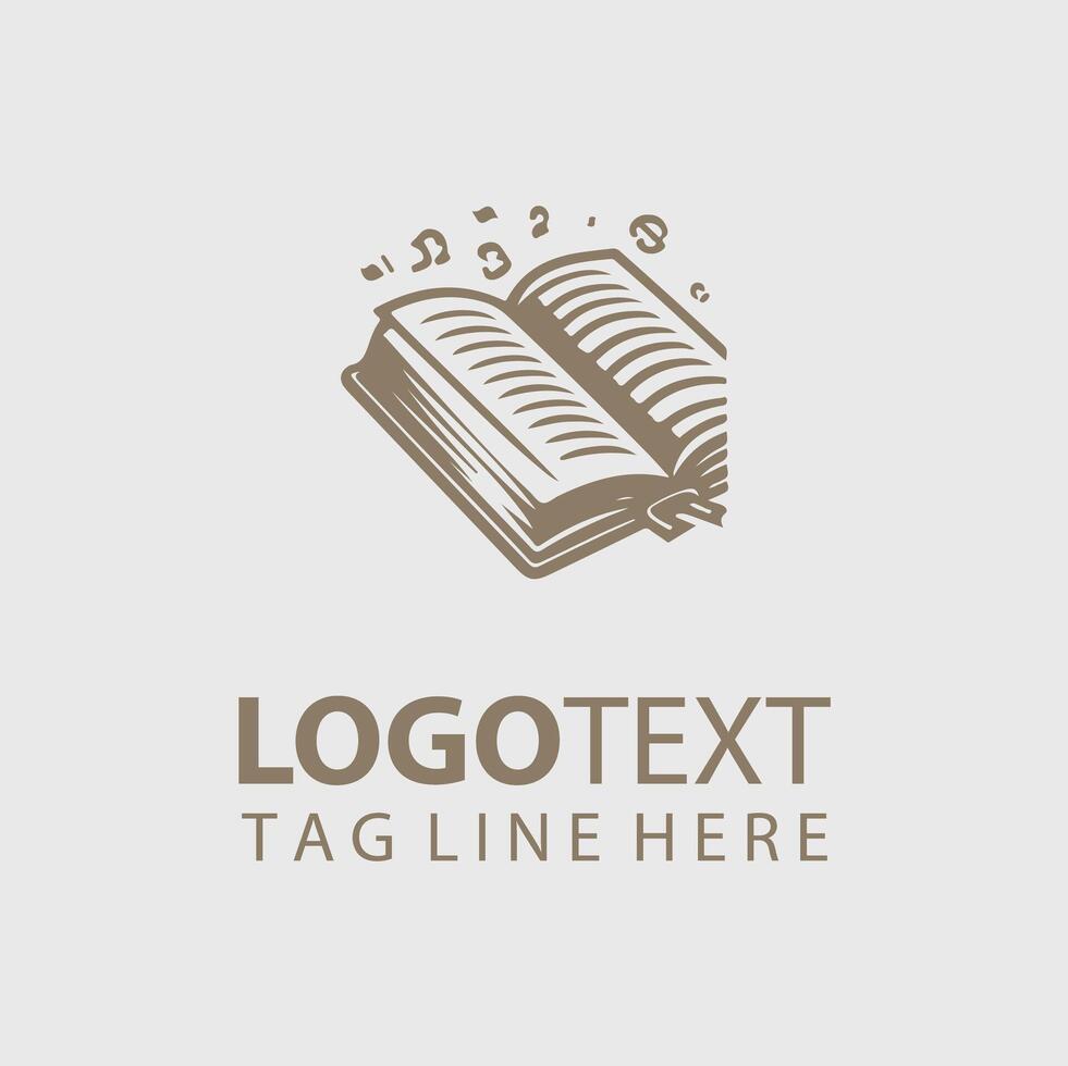 Open Book Logo Illustrations vector
