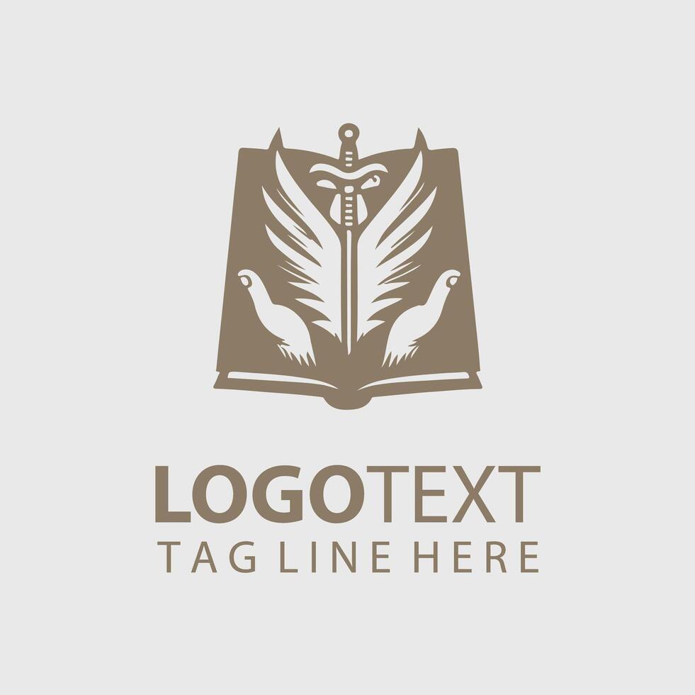 Open Book Logo Illustrations vector