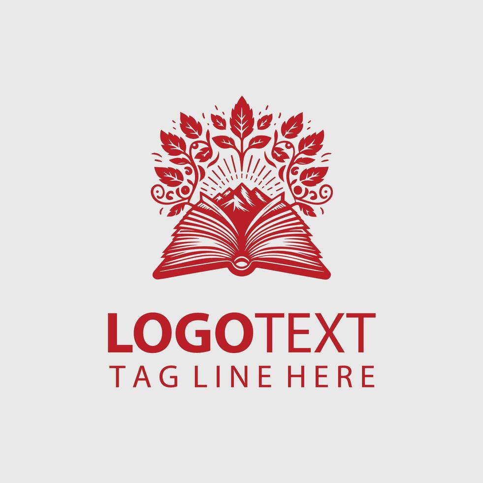 Open Book Logo Illustrations vector