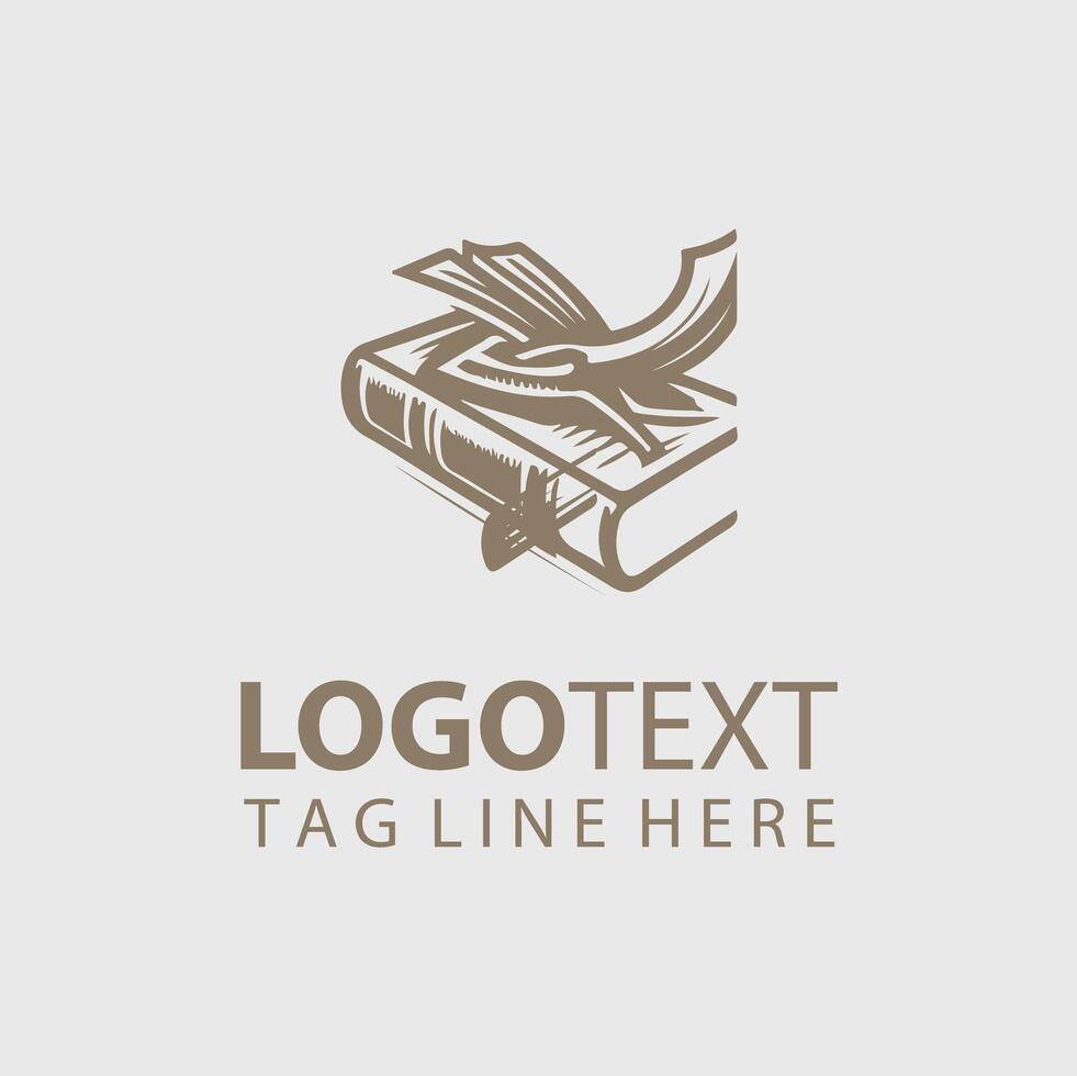 Open Book Logo Illustrations vector