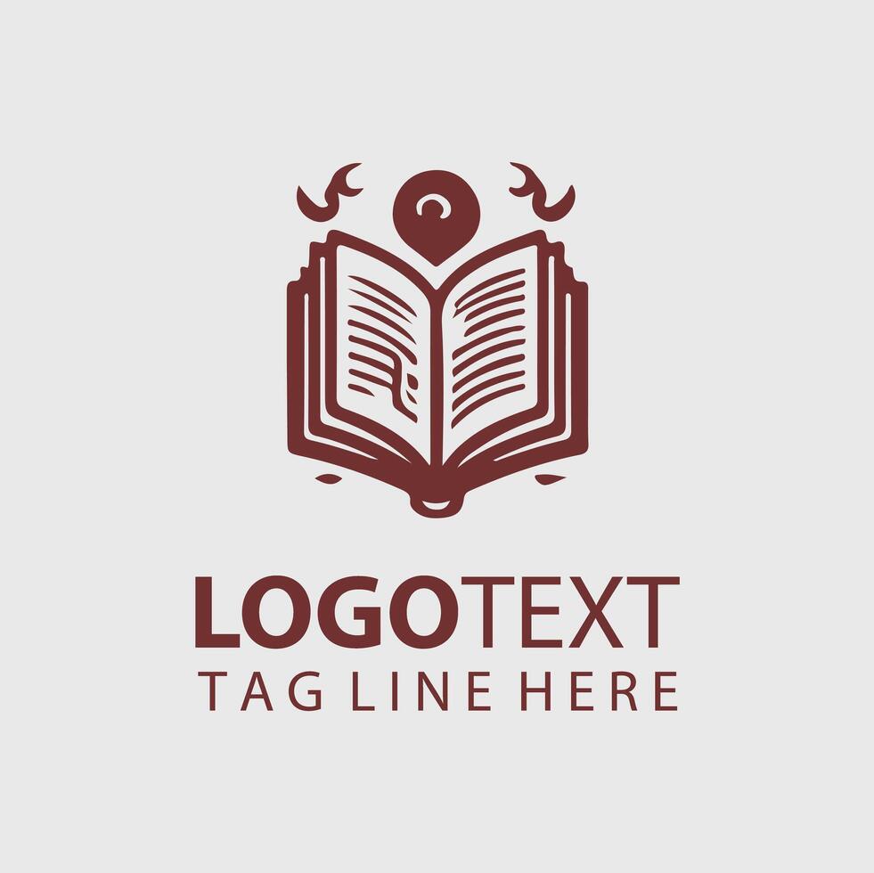 Open Book Logo Illustrations vector