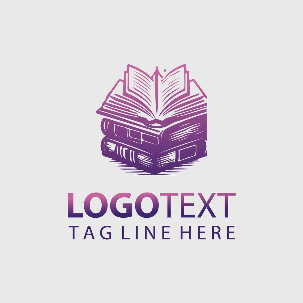 Open Book Logo Illustrations vector
