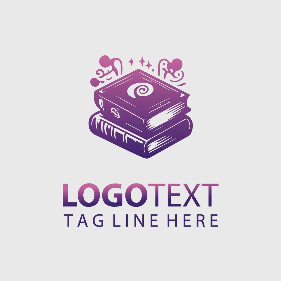 Open Book Logo Illustrations vector