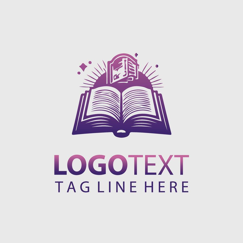Open Book Logo Illustrations vector
