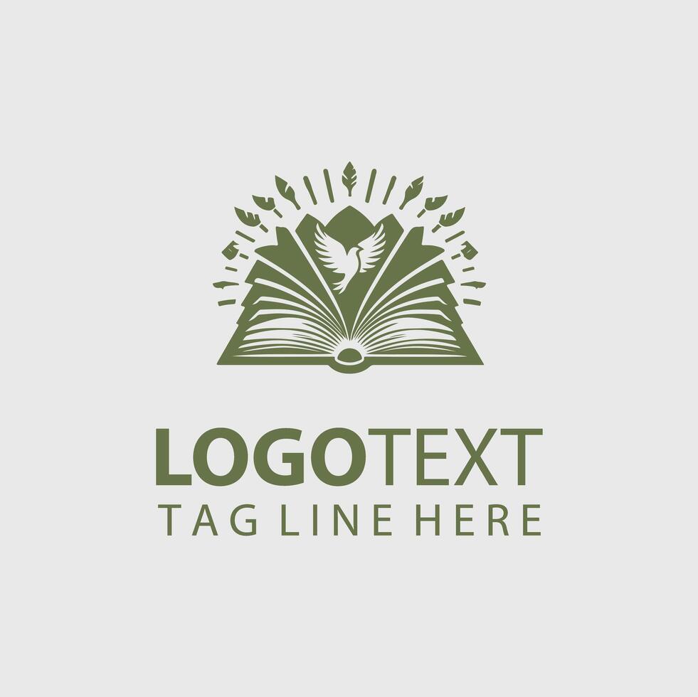 Open Book Logo Illustrations vector