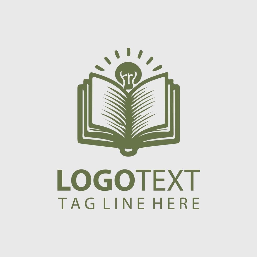 Open Book Logo Illustrations vector