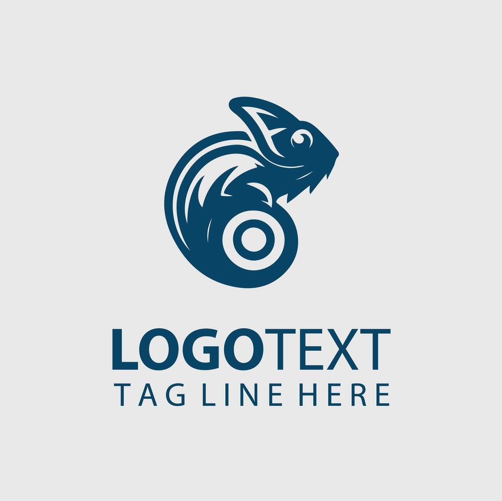 chameleon logo Illustrations vector