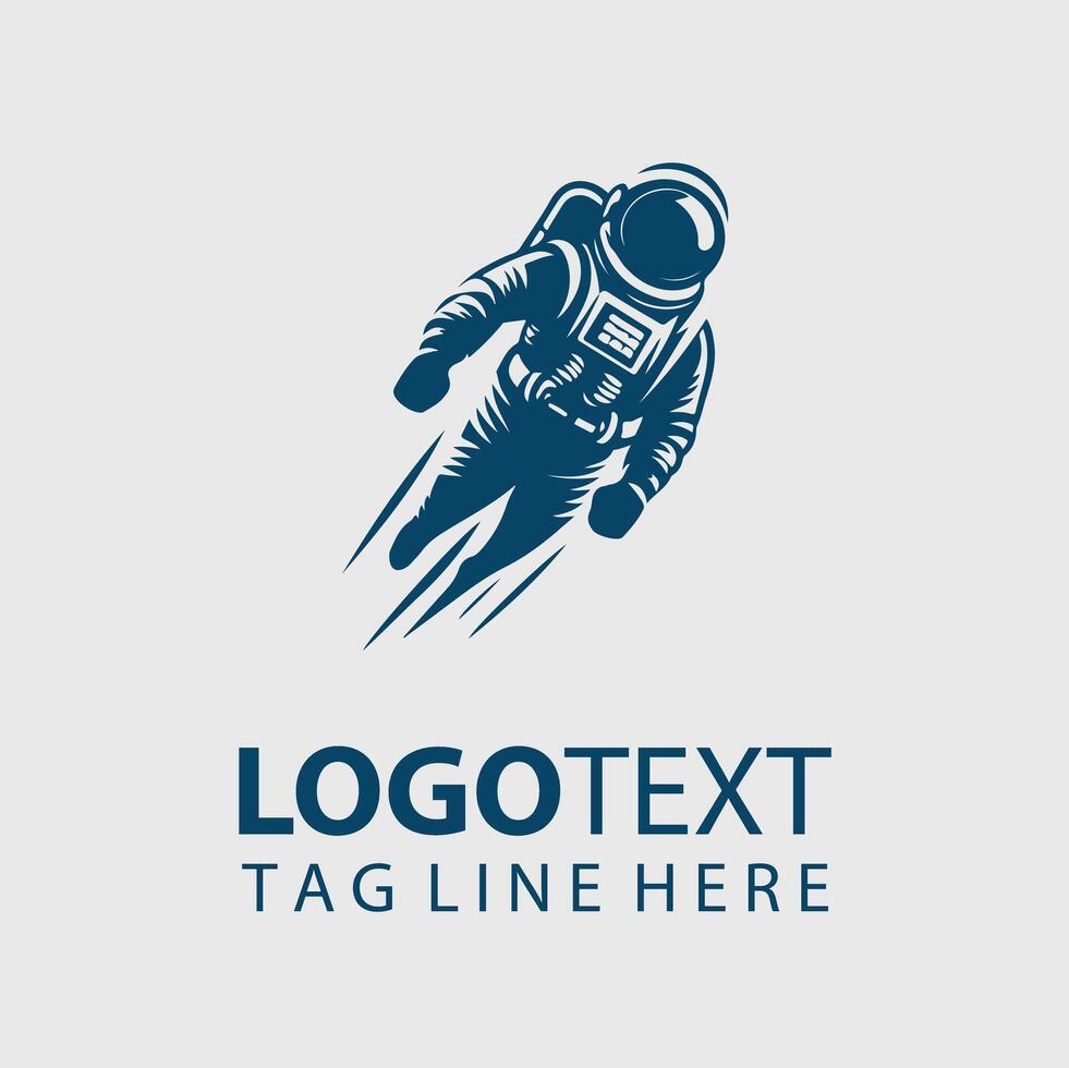 Space Man Logo vector