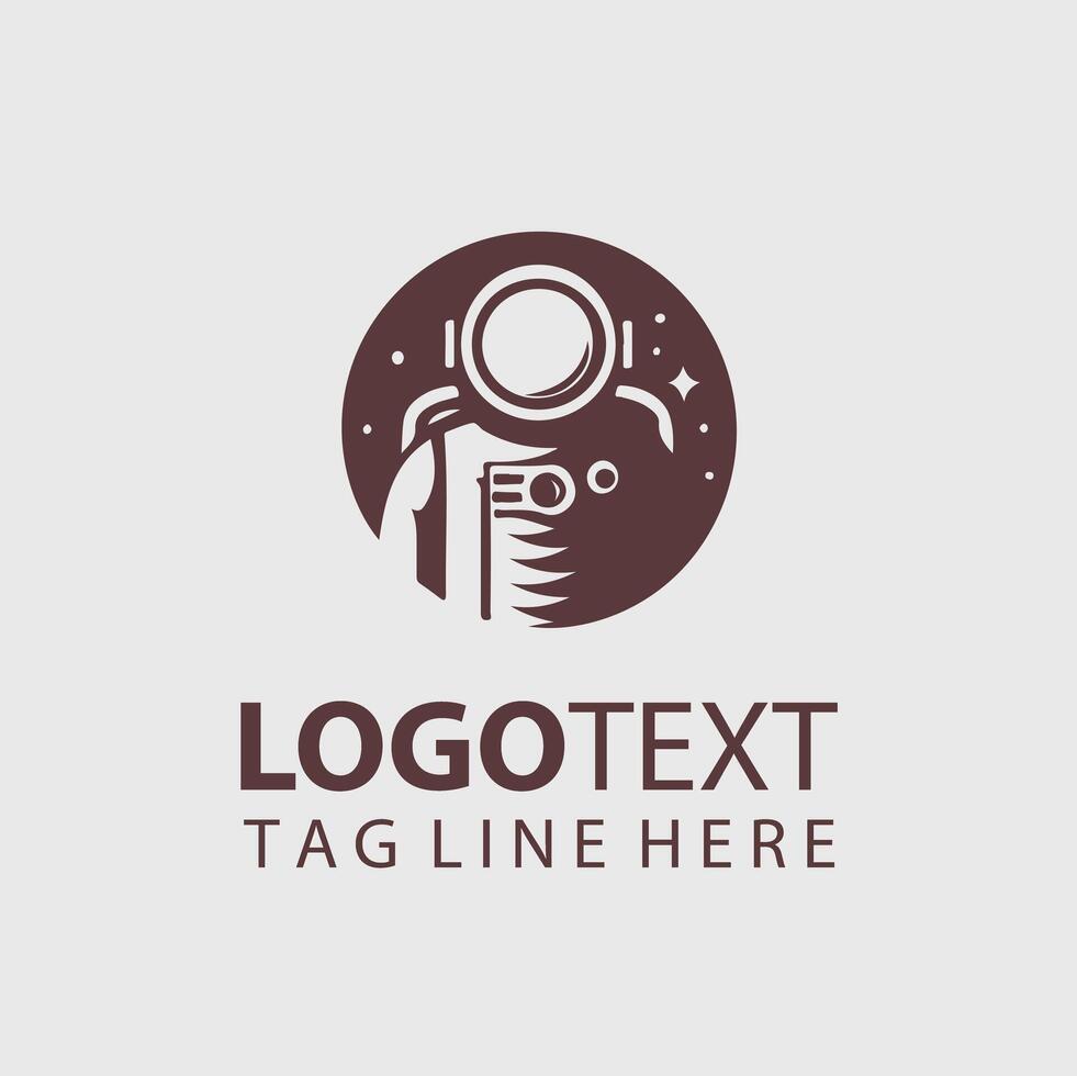 Space Man Logo vector