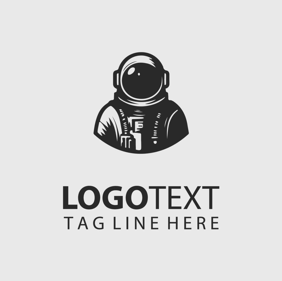 Space Man Logo vector