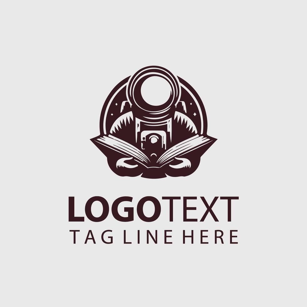 Space Man Logo vector