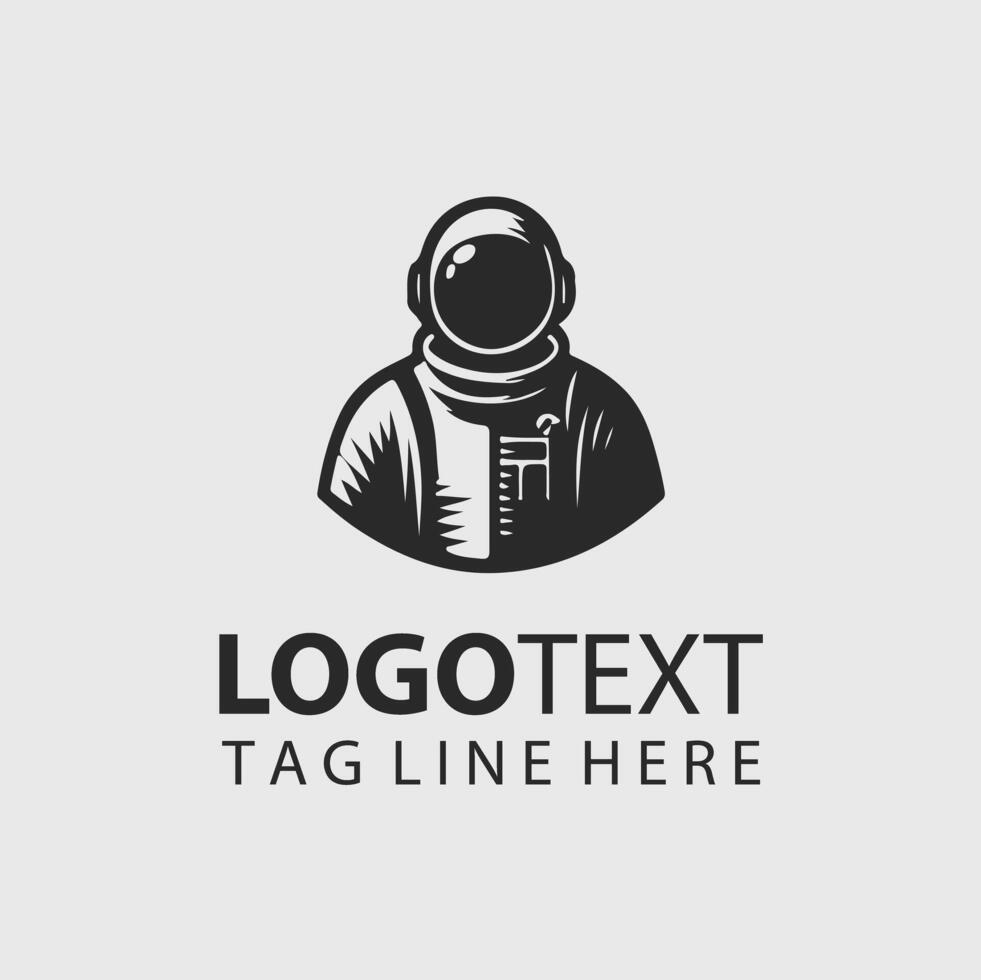 Space Man Logo vector