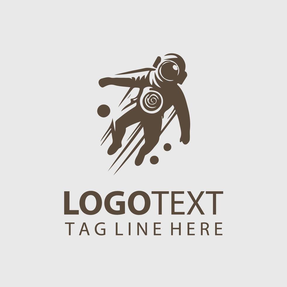 Space Man Logo vector