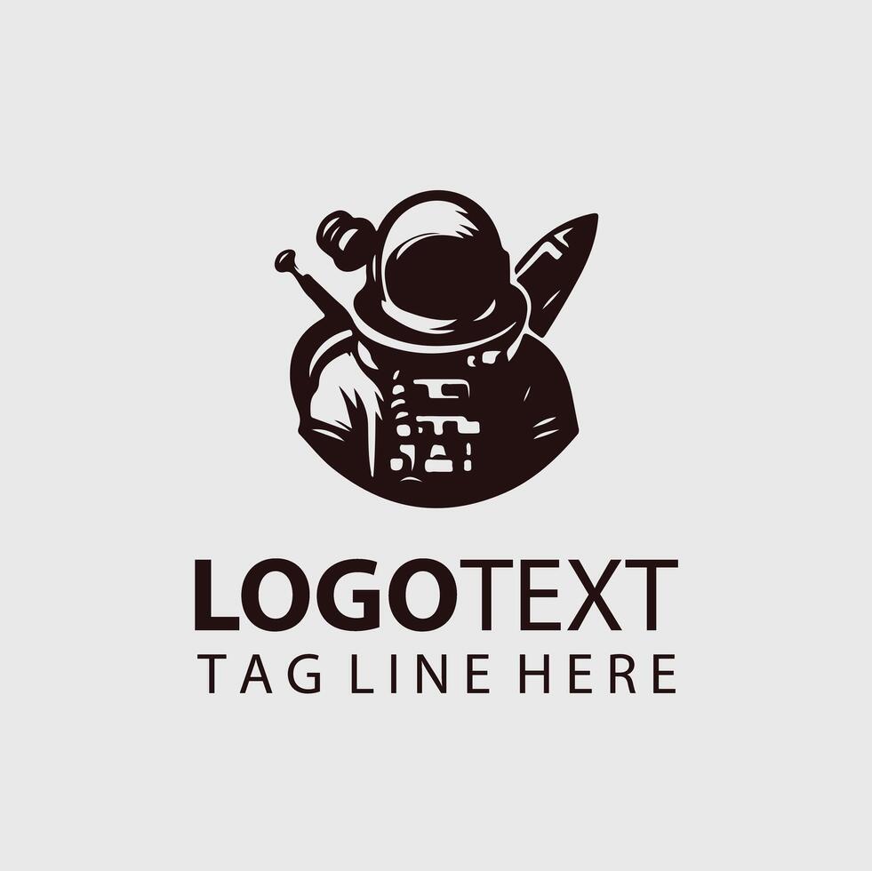 Space Man Logo vector