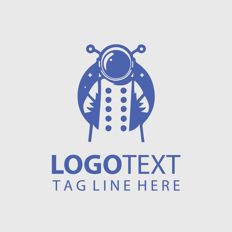 Space Man Logo vector