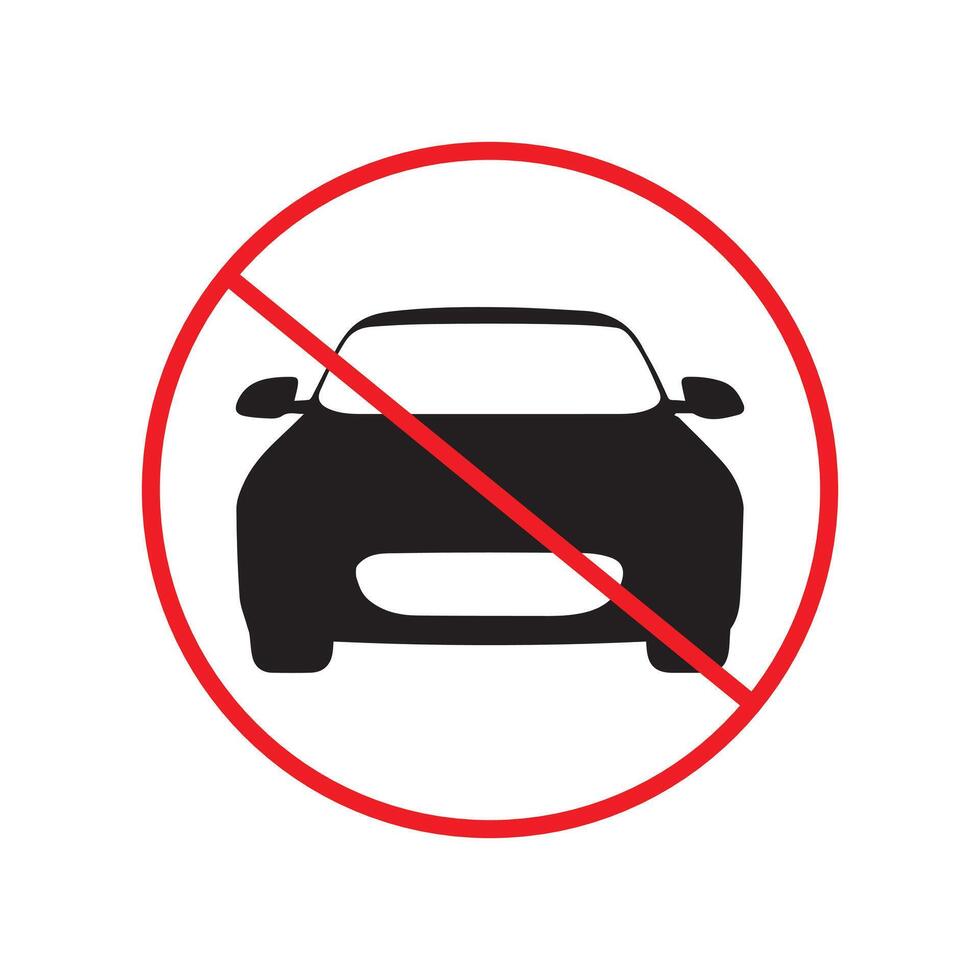 Pedestrian zone indicating no cars allowed with foot traffic only vector