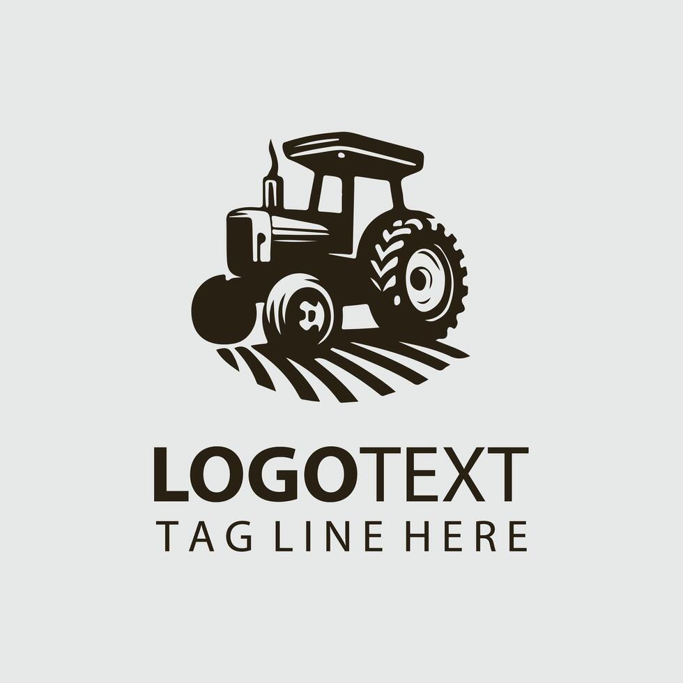 Tractor Logo Illustrations vector