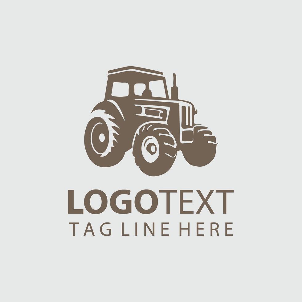 Tractor Logo Illustrations vector