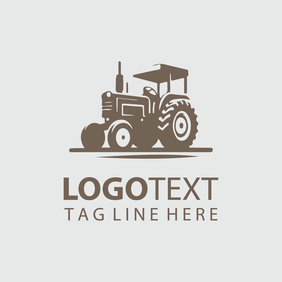 Tractor Logo Illustrations vector