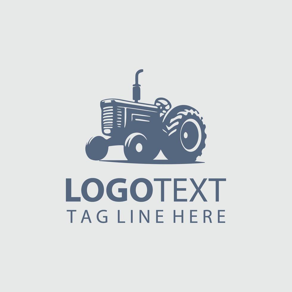 Tractor Logo Illustrations vector