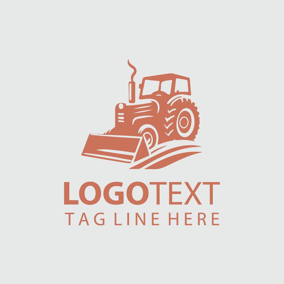 Tractor Logo Illustrations vector