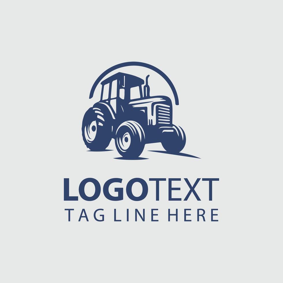 Tractor Logo Illustrations vector