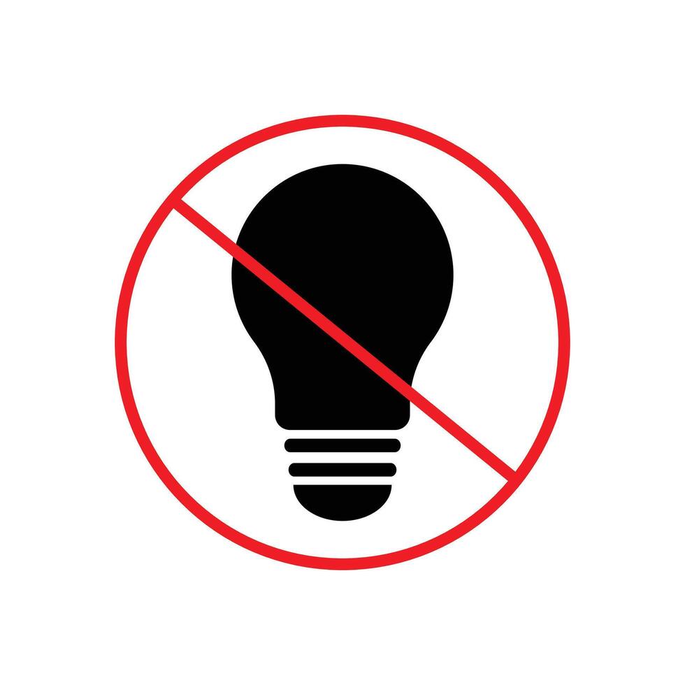 Idea submission prohibited indicating no suggestions accepted here vector