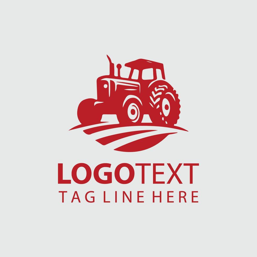 Tractor Logo Illustrations vector