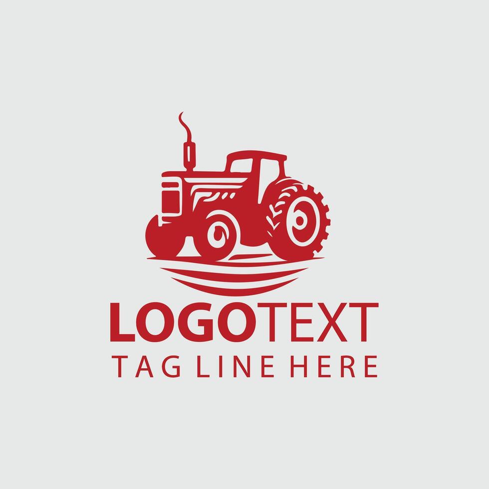 Tractor Logo Illustrations vector
