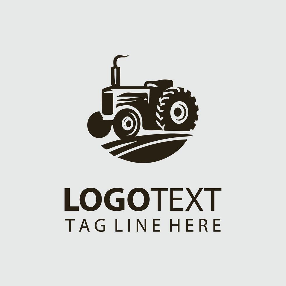 Tractor Logo Illustrations vector