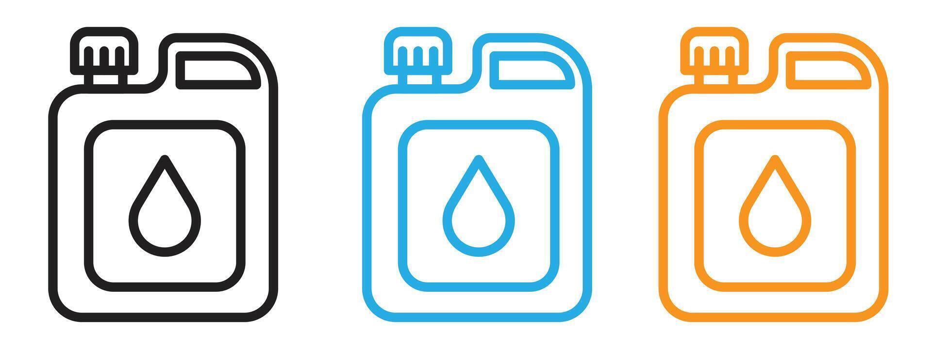 Industrial Oil Can Icon for Mechanical Maintenance, Lubrication, and Engineering Applications vector